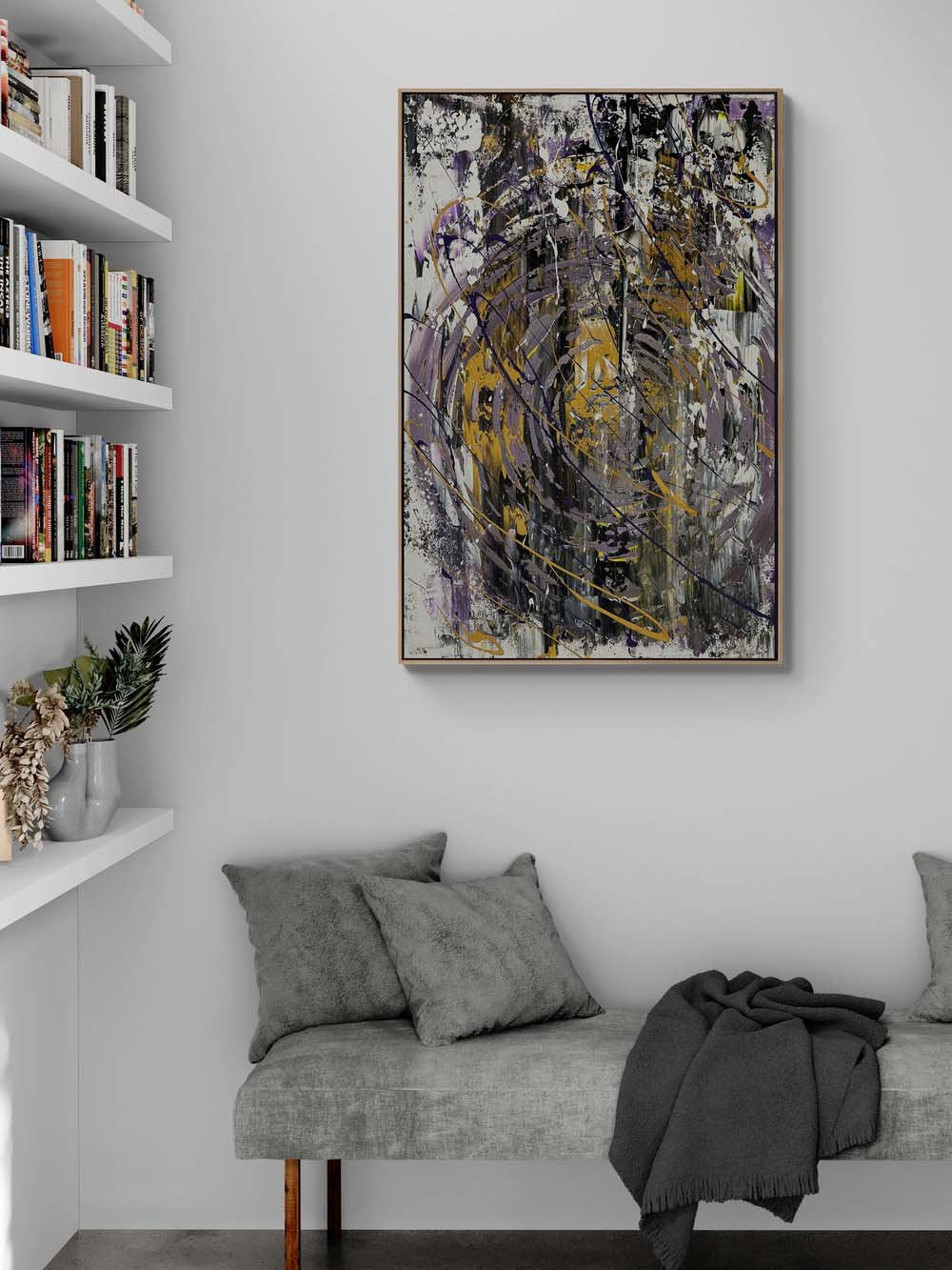 Sonsuz Soyutluk Yağlı Boya Tablosu