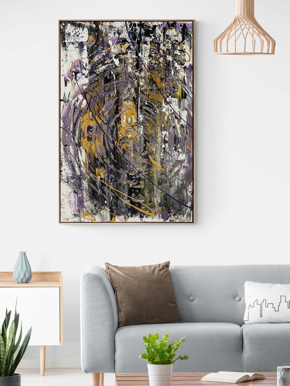 Sonsuz Soyutluk Yağlı Boya Tablosu