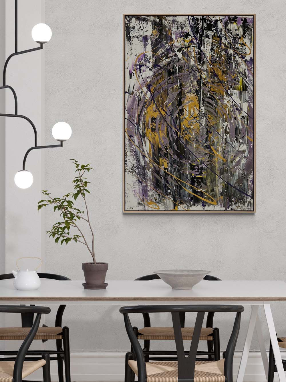 Sonsuz Soyutluk Yağlı Boya Tablosu