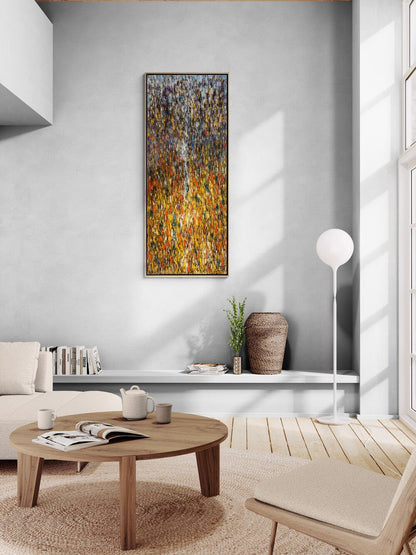 İçsel Evrenin Haritası Yağlı Boya Tablosu