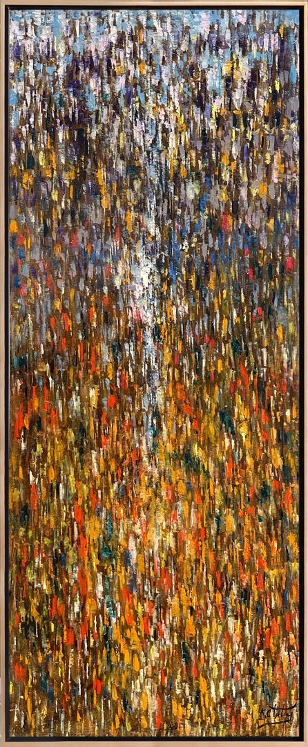 İçsel Evrenin Haritası Yağlı Boya Tablosu