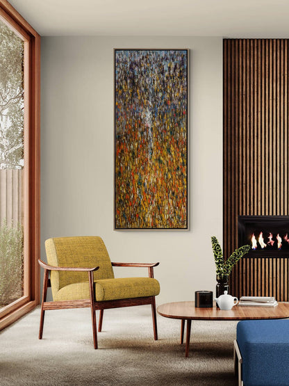 İçsel Evrenin Haritası Yağlı Boya Tablosu