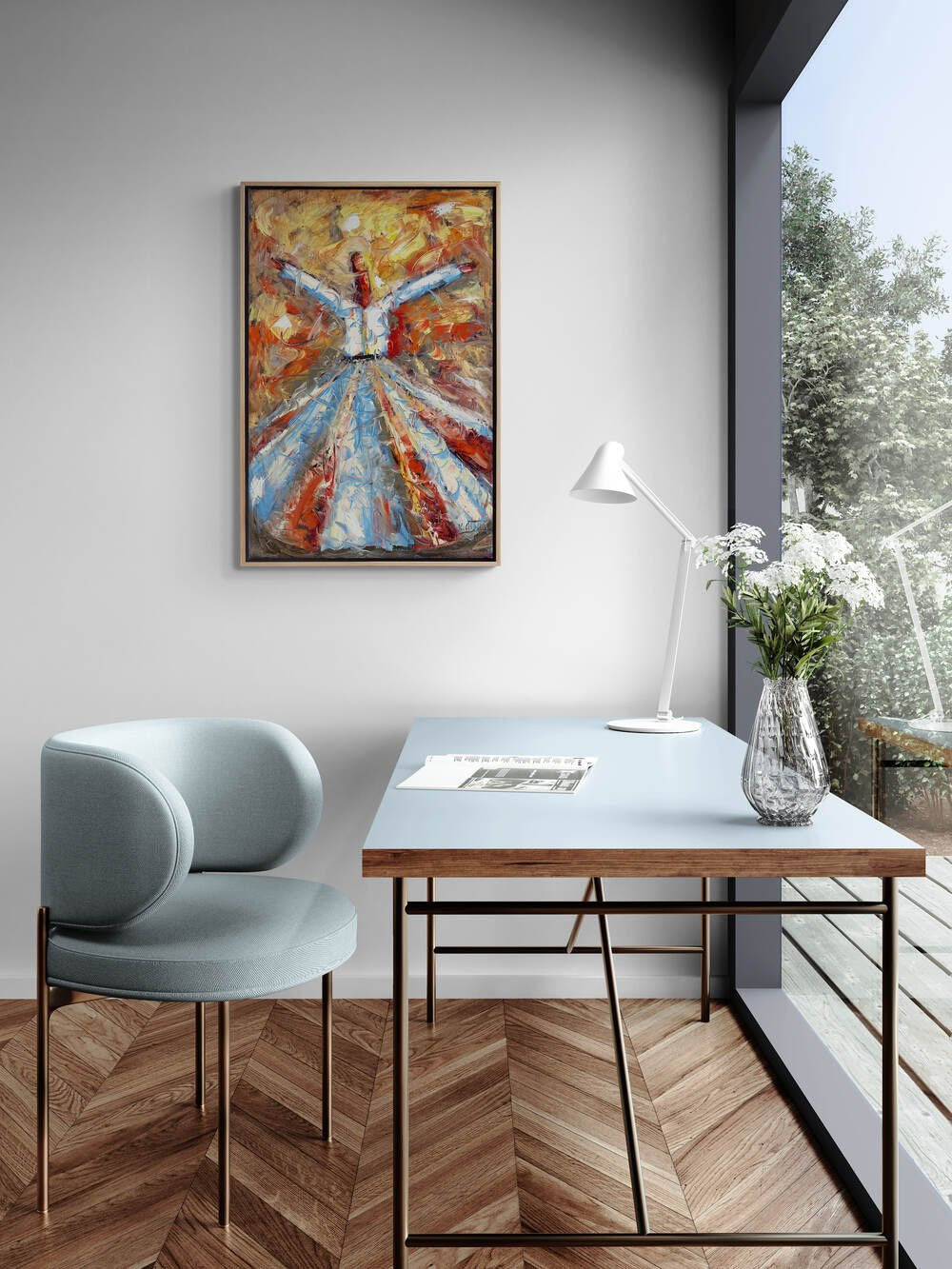 Dönüşte Saklı Sırlar Yağlı Boya Tablosu