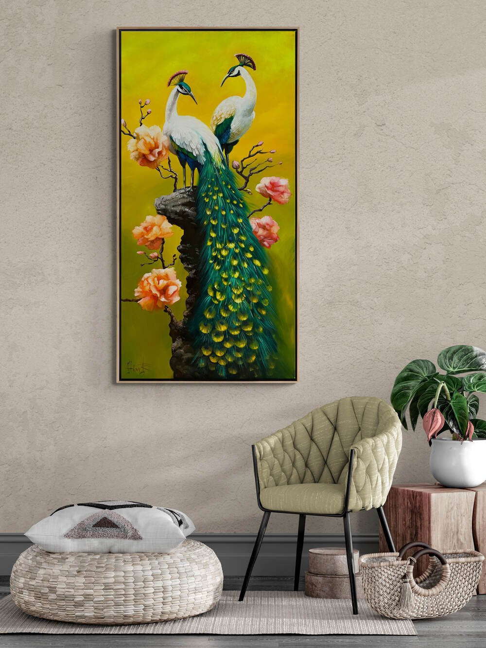 Zarif Kanatlar Yağlı Boya Tablosu