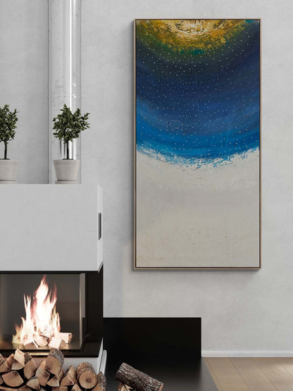 Düşlerin Harmanı Yağlı Boya Tablosu