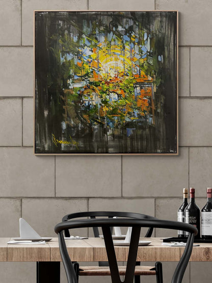 Gölgeler ve Işıklar Yağlı Boya Tablosu