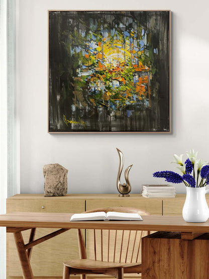 Gölgeler ve Işıklar Yağlı Boya Tablosu