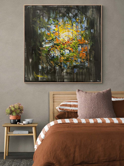 Gölgeler ve Işıklar Yağlı Boya Tablosu