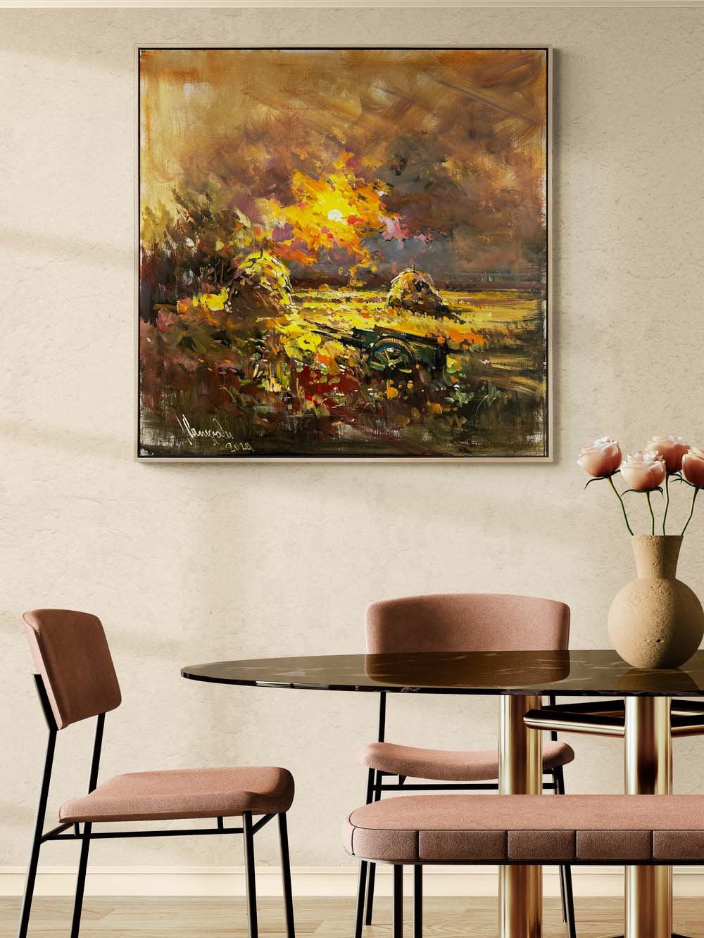 Bereketin Renkleri Yağlı Boya Tablosu