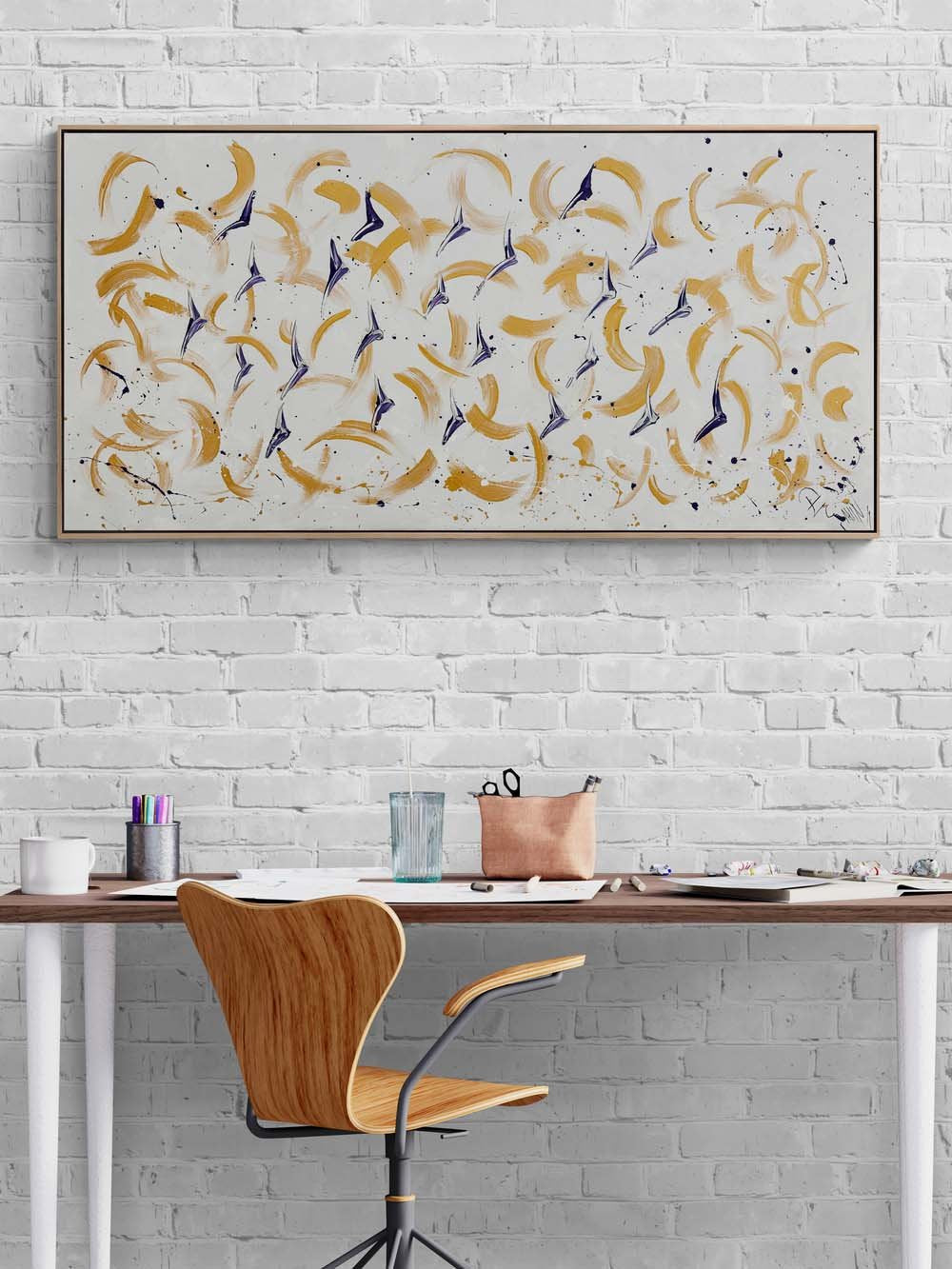 Kuşların Özgürlüğü Yağlı Boya Tablosu