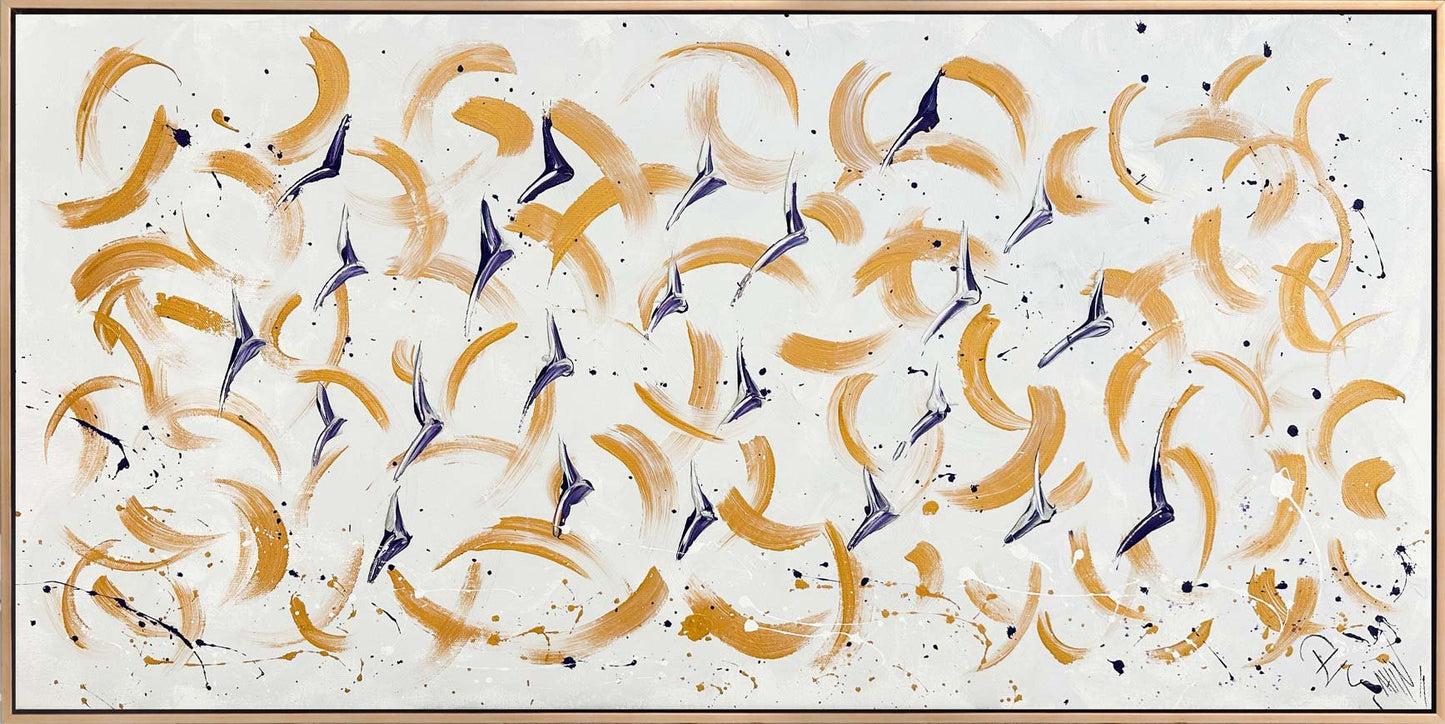 Kuşların Özgürlüğü Yağlı Boya Tablosu