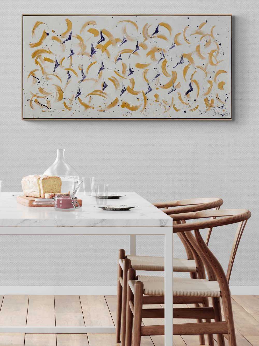 Kuşların Özgürlüğü Yağlı Boya Tablosu