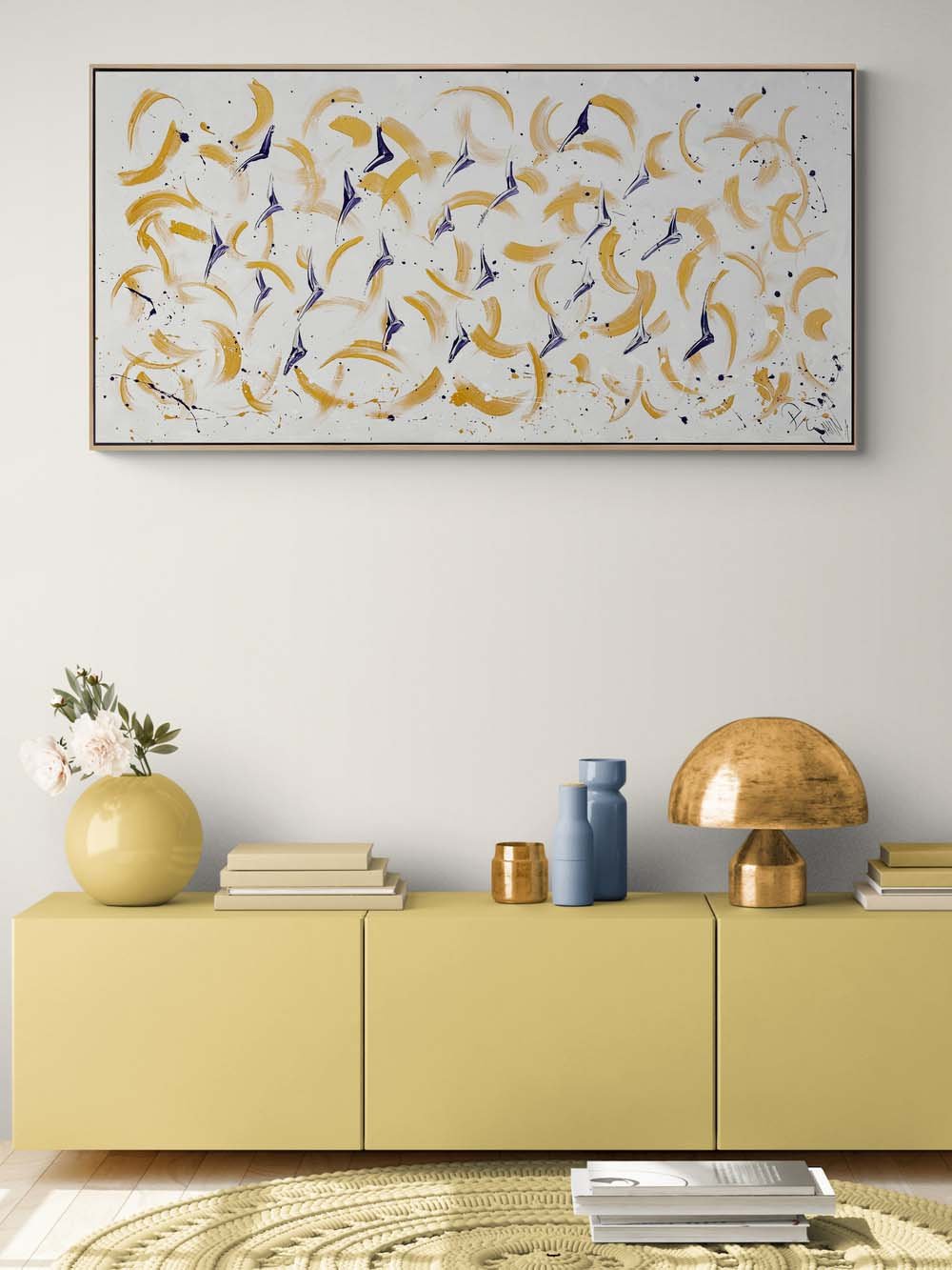 Kuşların Özgürlüğü Yağlı Boya Tablosu