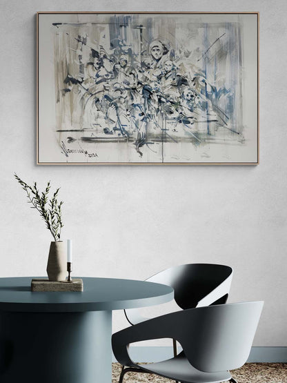 Düşlerin Geometrisi Yağlı Boya Tablosu