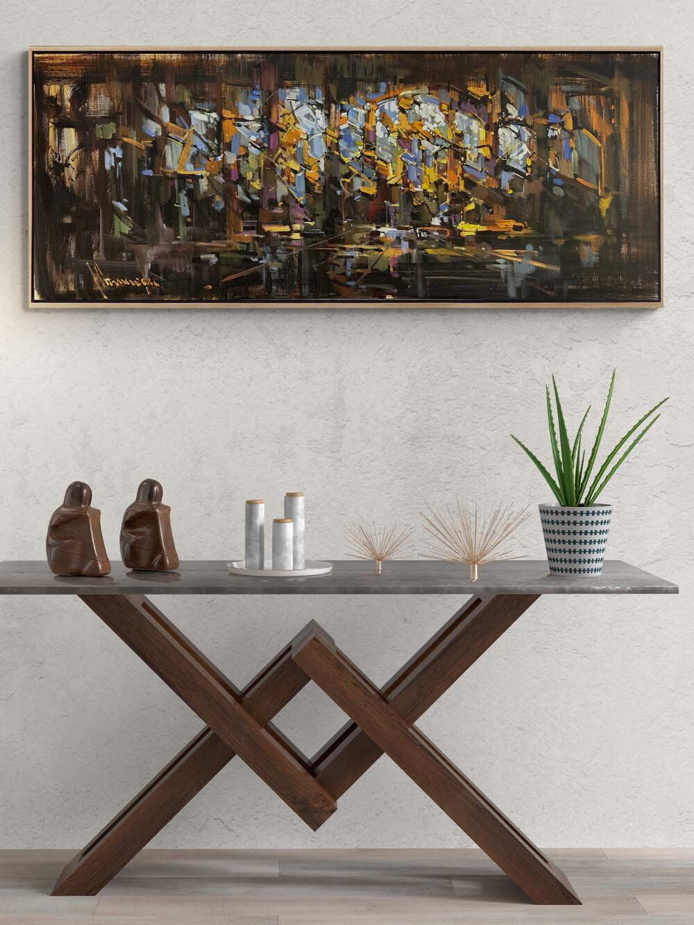 Ruhsal Harmoni Yağlı Boya Tablosu