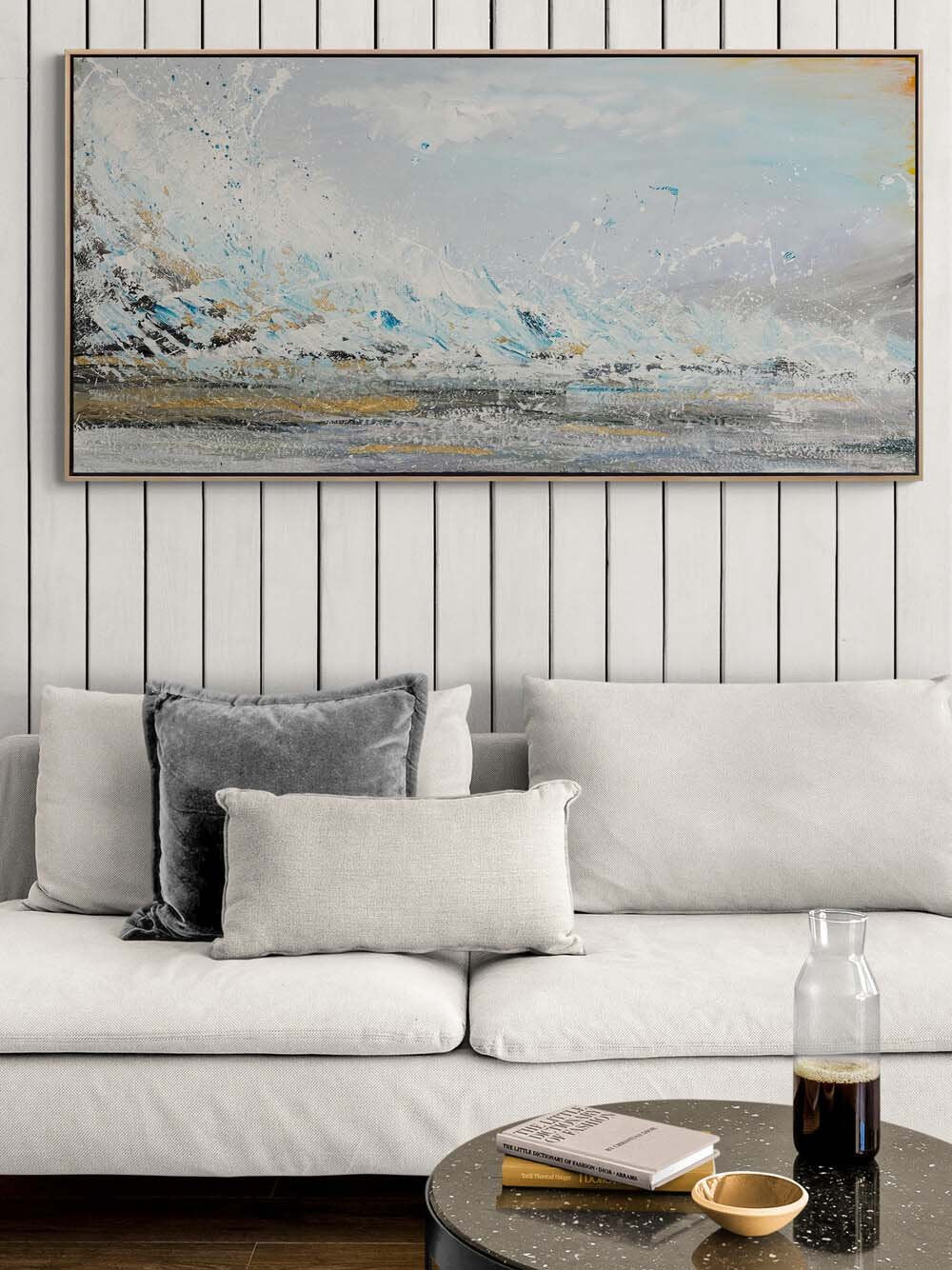 Beyaz Düşler Yağlı Boya Tablosu