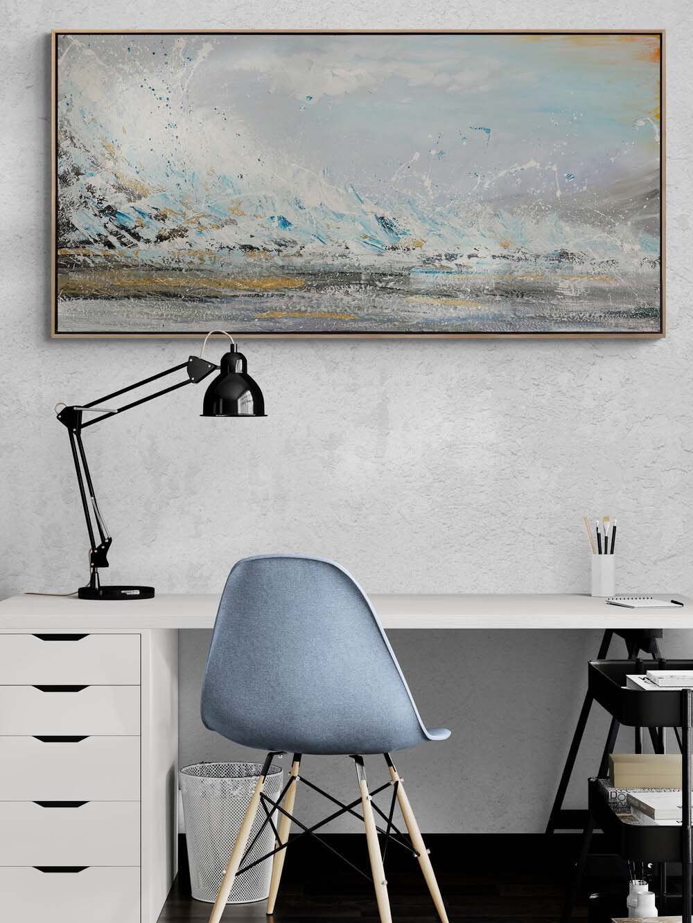 Beyaz Düşler Yağlı Boya Tablosu