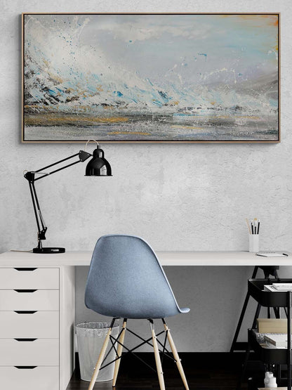 Beyaz Düşler Yağlı Boya Tablosu