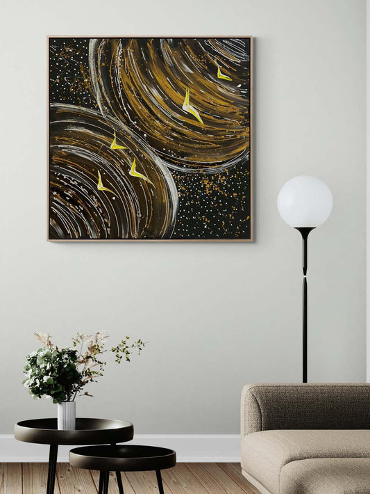 Gölgenin Kanatları Yağlı Boya Tablosu