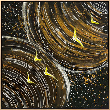 Gölgenin Kanatları Yağlı Boya Tablosu