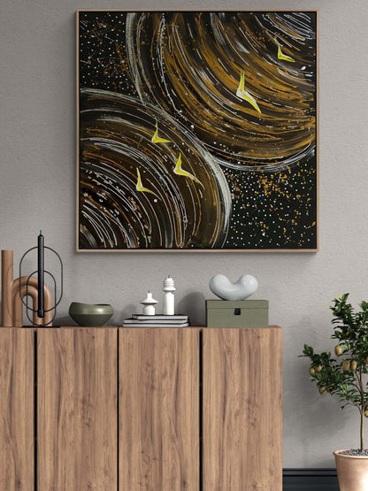 Gölgenin Kanatları Yağlı Boya Tablosu