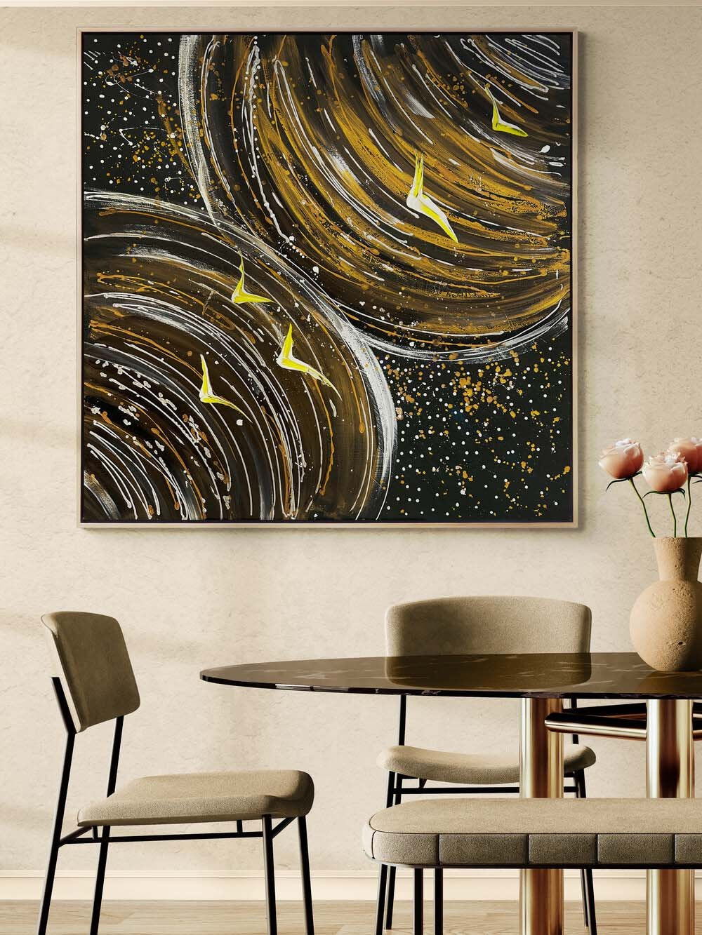 Gölgenin Kanatları Yağlı Boya Tablosu