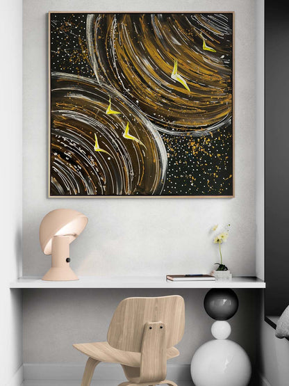 Gölgenin Kanatları Yağlı Boya Tablosu