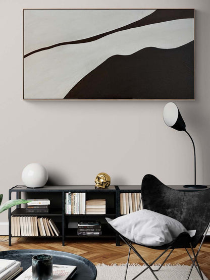 Geometrik Arayış Yağlı Boya Tablosu