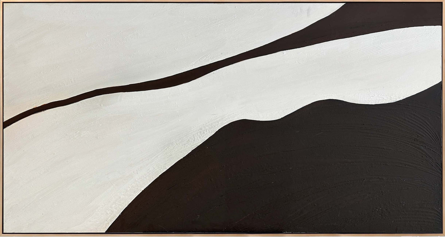 Geometrik Arayış Yağlı Boya Tablosu