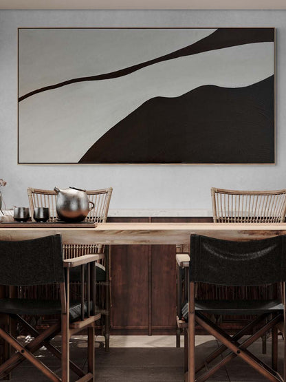 Geometrik Arayış Yağlı Boya Tablosu