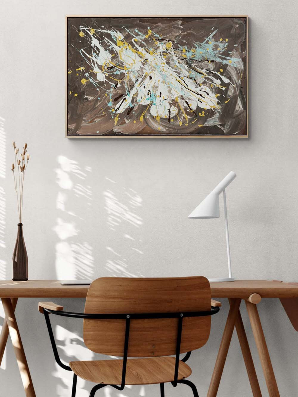 Sessiz Yansımalar Yağlı Boya Tablosu