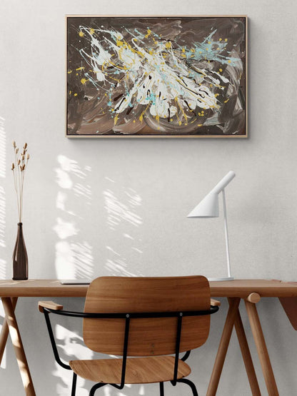 Sessiz Yansımalar Yağlı Boya Tablosu