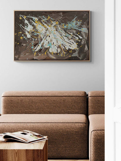 Sessiz Yansımalar Yağlı Boya Tablosu