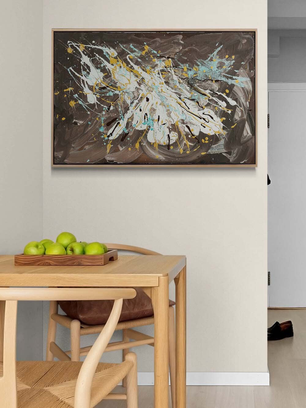 Sessiz Yansımalar Yağlı Boya Tablosu