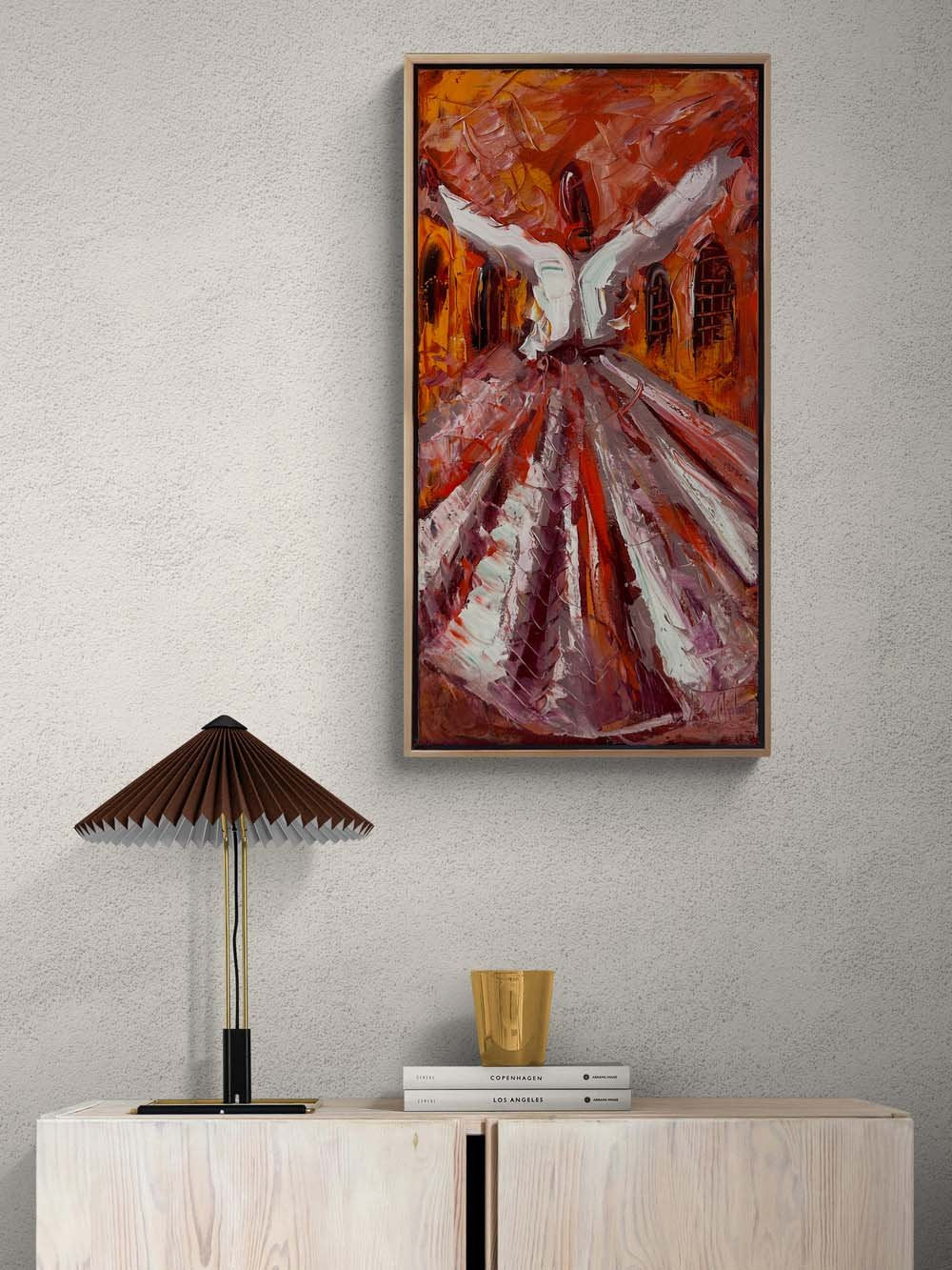 Dervişin Sessizliği Yağlı Boya Tablosu