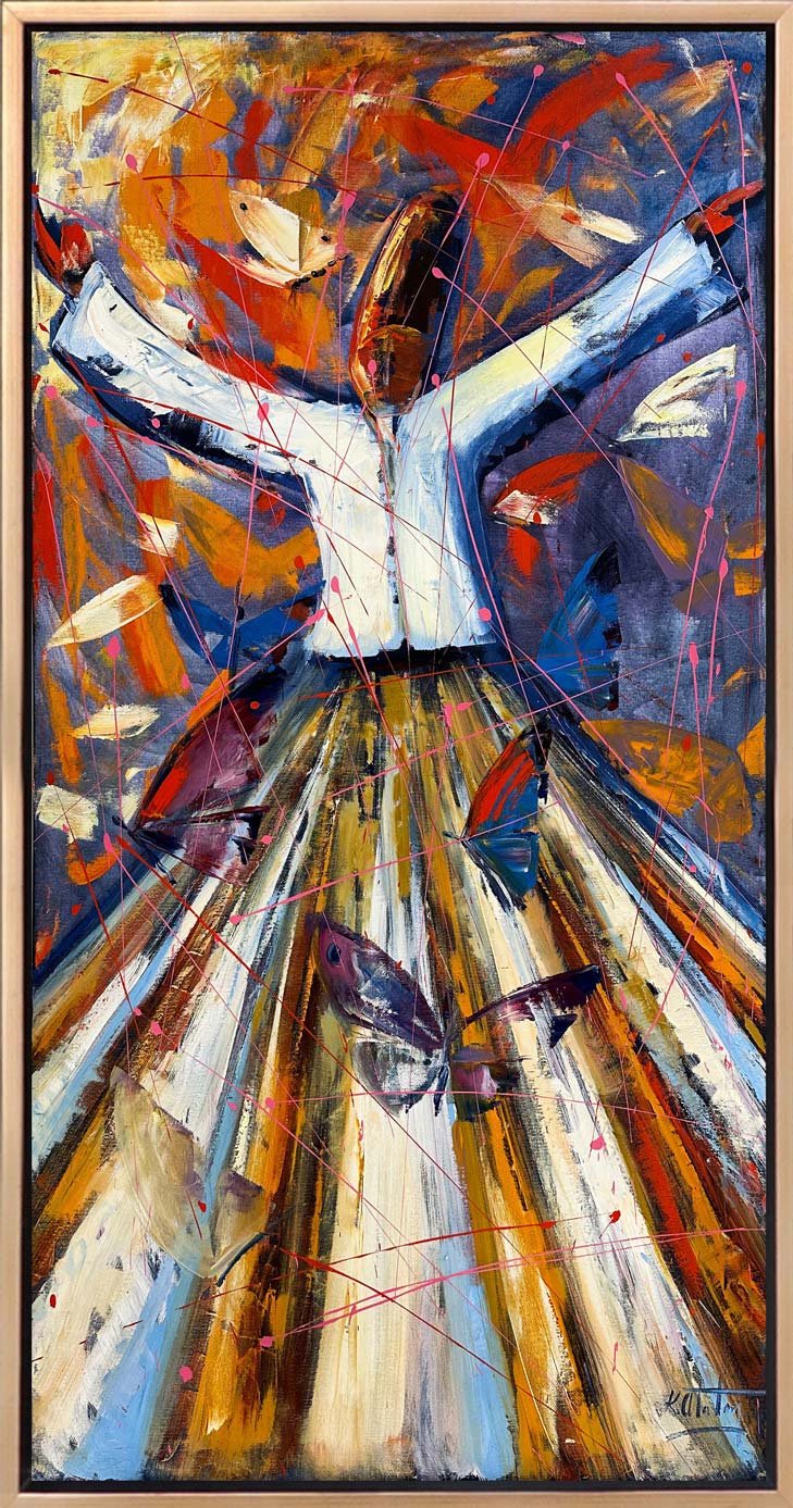 Semazen Yolculuğu Yağlı Boya Tablosu