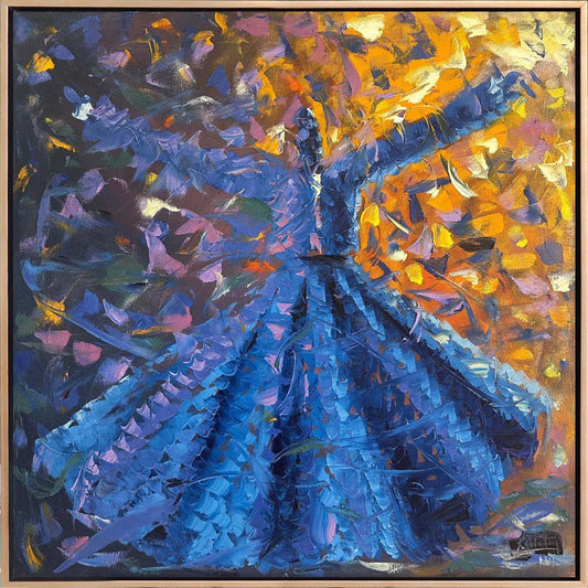 Semazenlerin Ruhu Yağlı Boya Tablosu