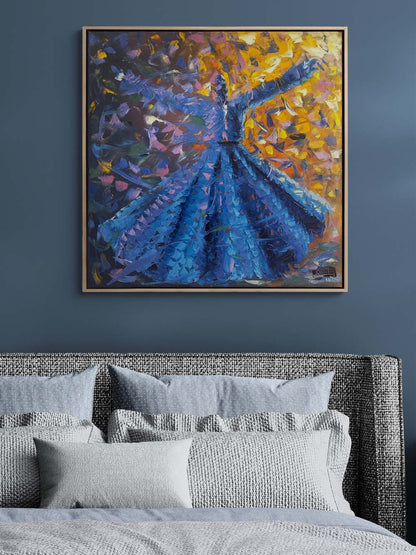 Semazenlerin Ruhu Yağlı Boya Tablosu