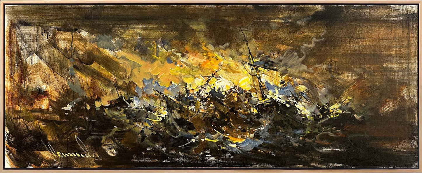 Düşsel Kaos Yağlı Boya Tablosu