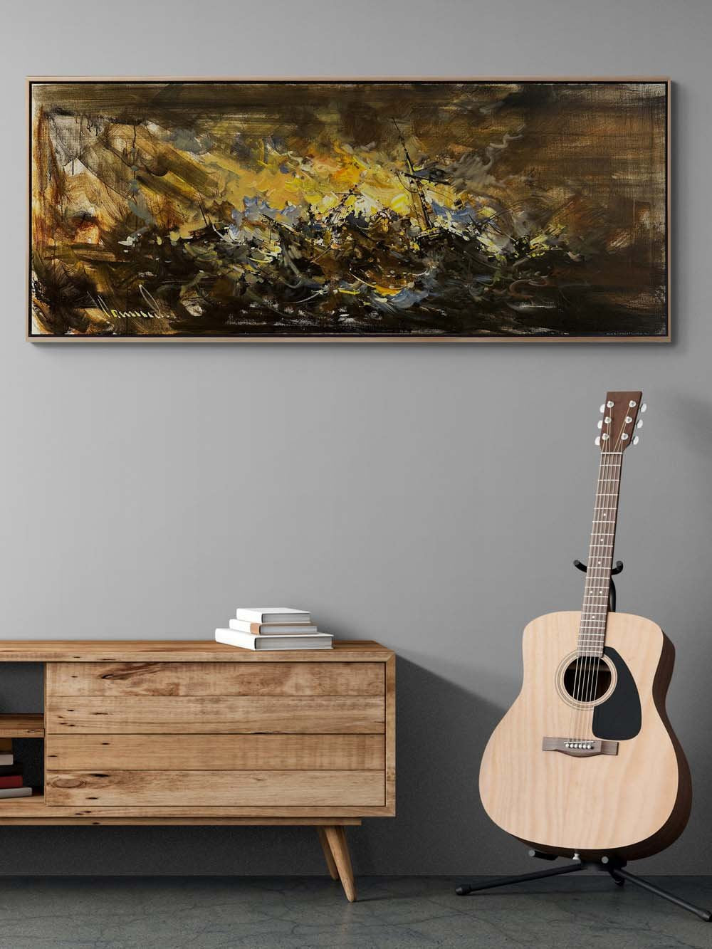 Düşsel Kaos Yağlı Boya Tablosu