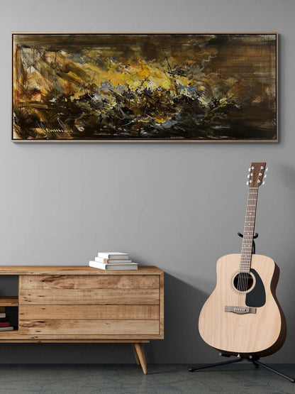 Düşsel Kaos Yağlı Boya Tablosu