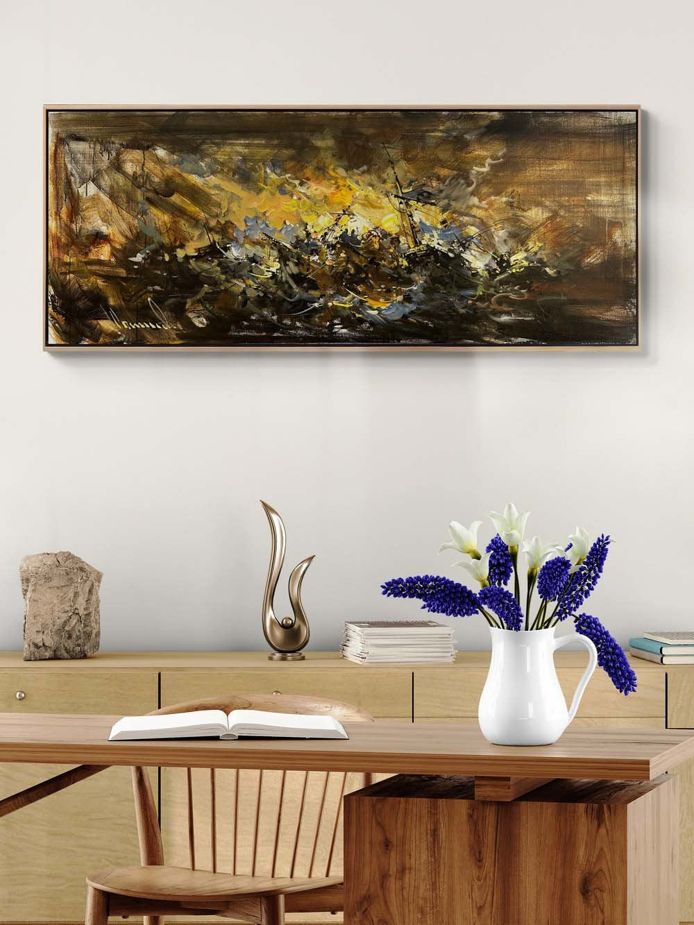 Düşsel Kaos Yağlı Boya Tablosu