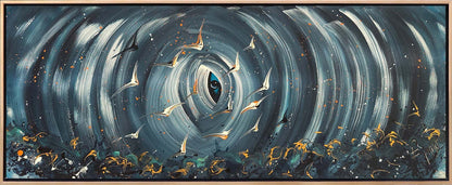 Gizli Göz Yağlı Boya Tablosu