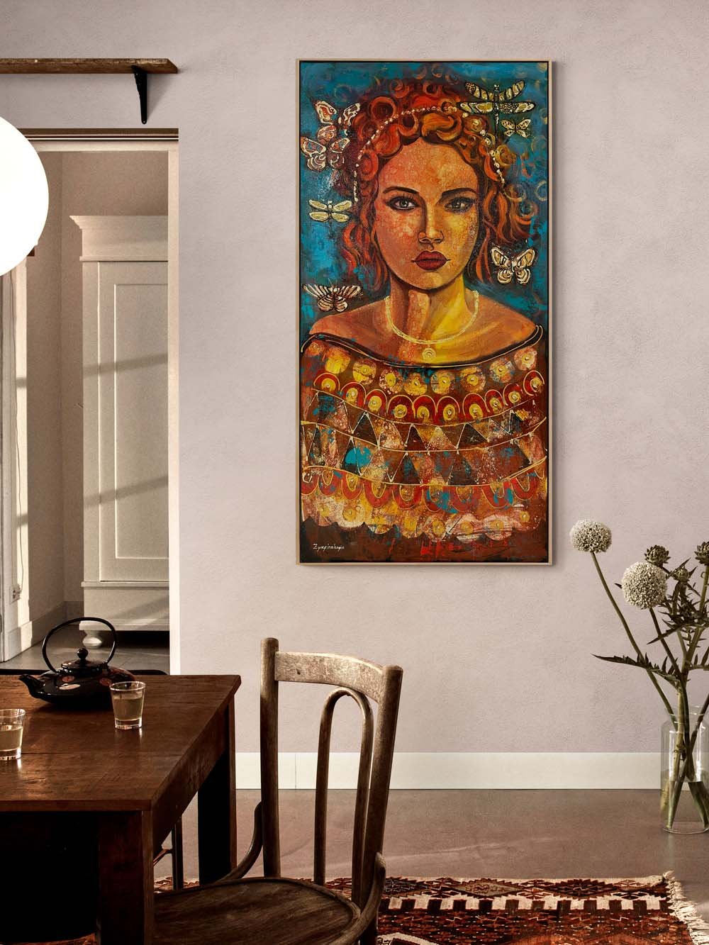 Gizemli Ruh Yağlı Boya Tablosu