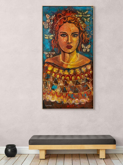 Gizemli Ruh Yağlı Boya Tablosu