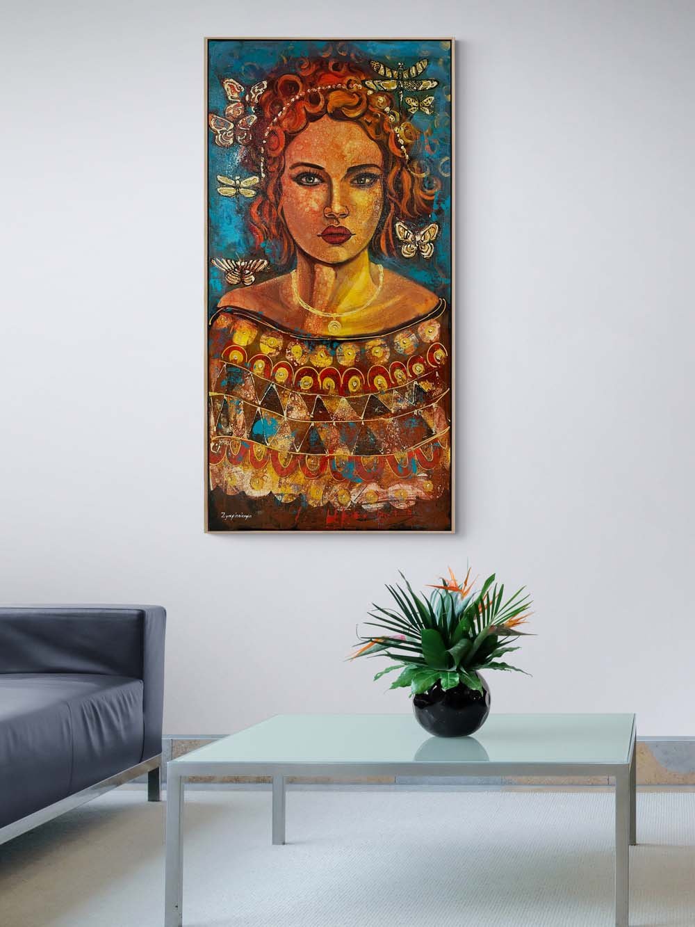 Gizemli Ruh Yağlı Boya Tablosu