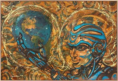 Mekanik Devrim Yağlı Boya Tablosu