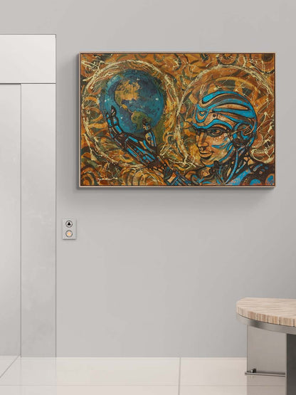 Mekanik Devrim Yağlı Boya Tablosu