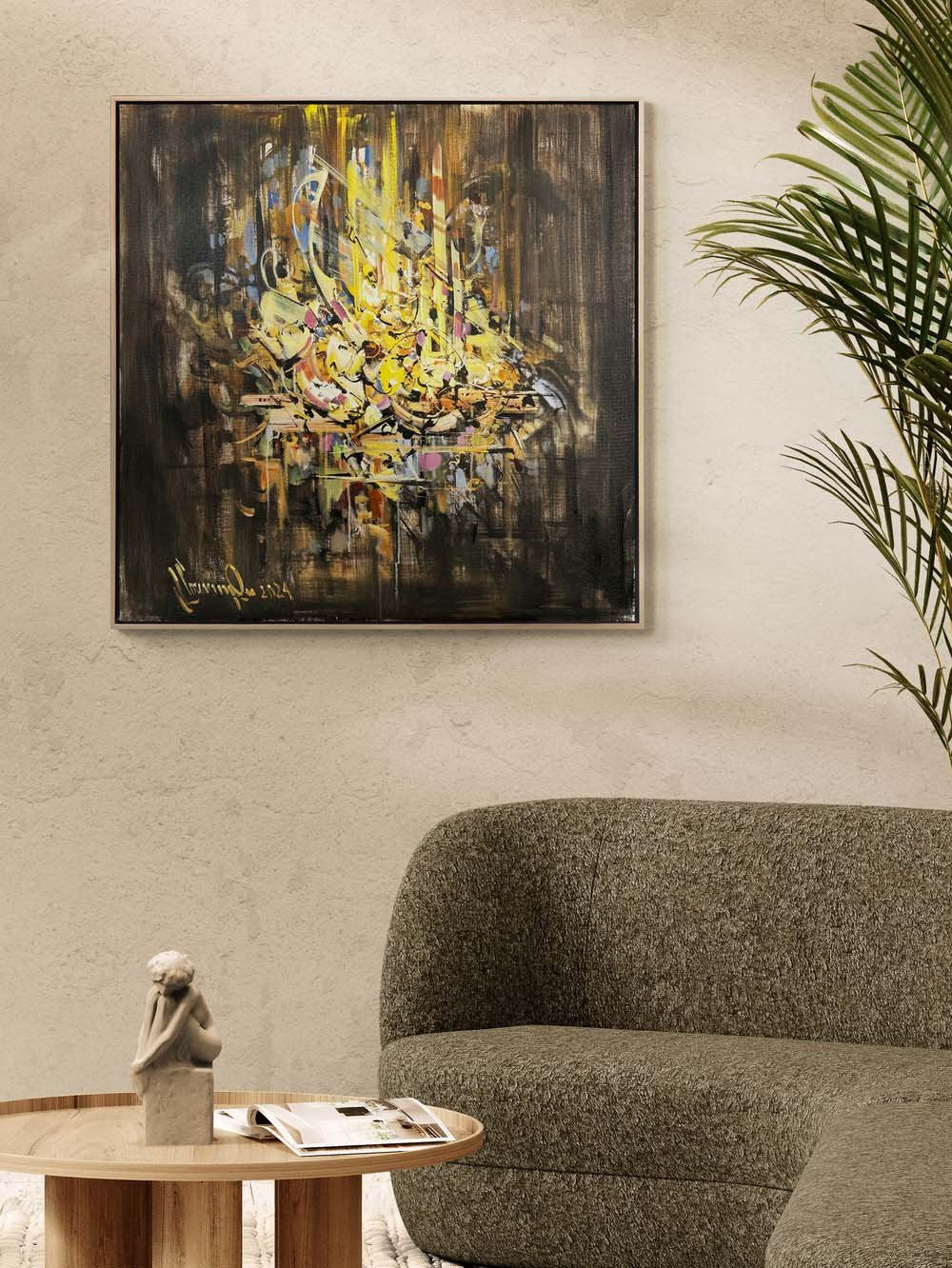 Bilinmeyenin Peşinde Yağlı Boya Tablosu