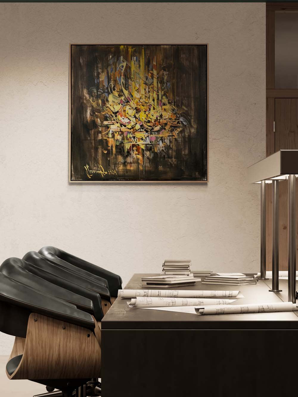 Bilinmeyenin Peşinde Yağlı Boya Tablosu